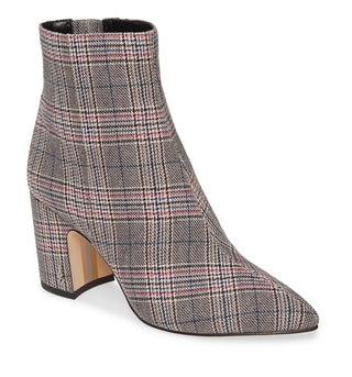 Botas femininas Sam Edelman Hilty Booties bico fino marrom tamanho 9 M