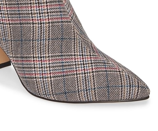 Botas femininas Sam Edelman Hilty Booties bico fino marrom tamanho 9 M
