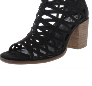 Sandália de salto Kevston feminina Vince Camuto, preta, tamanho 8,5 M