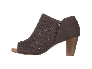Giani Bernini Women's Angye Open Toe Ankle Fashion Boots Brown Size 7 W
