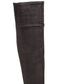Botas Candice acima do joelho femininas Material Girl, pretas, tamanho 6,5 M