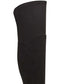 Botas de montaria femininas Nine West Nacoby acima do joelho, pretas, tamanho 6,5 M