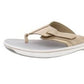 Chinelo Clarks Brinkley Sail Thong Slip-on Feminino Cinza Tamanho 7 M