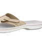 Chinelo Clarks Brinkley Sail Thong Slip-on Feminino Cinza Tamanho 7 M