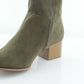 Botas femininas acima do joelho em camurça sintética Finnly da Style &amp; Co, verde, tamanho 5 M