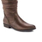 Botas de montaria femininas Yulissa de couro sintético Bare Traps, tamanho 8 M, marrom