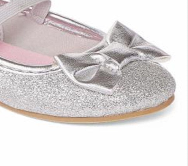 Tênis Carter's Girl's Slip on com velcro e bico redondo, cinza, tamanho 12
