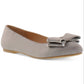 Sapatos Badgley Mischka Little &amp; Big Girl's Amber Shines Cinza Tamanho 12 M