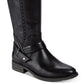 Bota Abram BQY feminina Baretraps preta tamanho 7,5