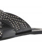 Sandália feminina Steve Madden Girlish preta tamanho 6,5