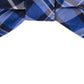 Gravata borboleta xadrez masculina Tommy Hilfiger azul tamanho regular