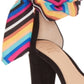 INC International Concepts Sapatos Femininos Open Toe Special Pretos Tamanho 6,5 M