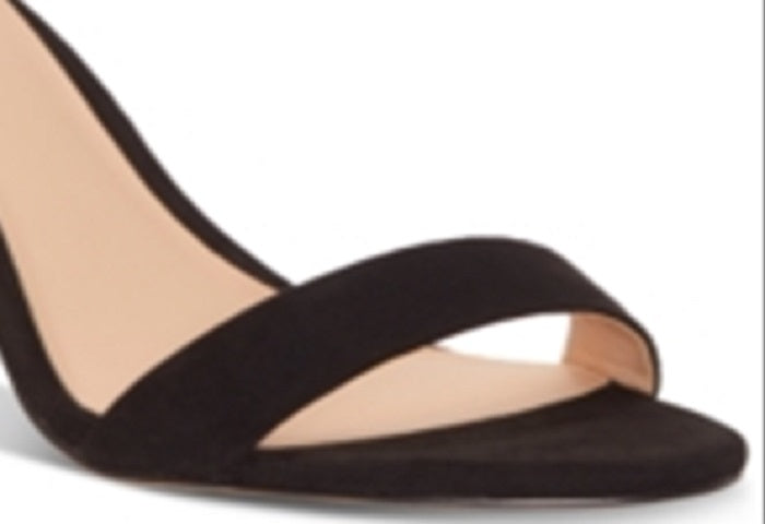 INC International Concepts Sapatos Femininos Open Toe Special Pretos Tamanho 6,5 M