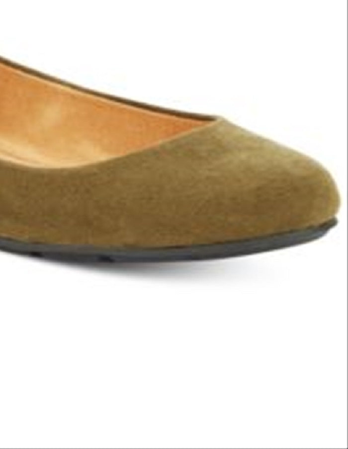 Sapatilhas de balé femininas American Rag Ellie com bico fechado, verde, tamanho 9 M