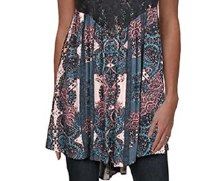 Top trapézio Count Me in feminino da Free People, preto, tamanho X-S