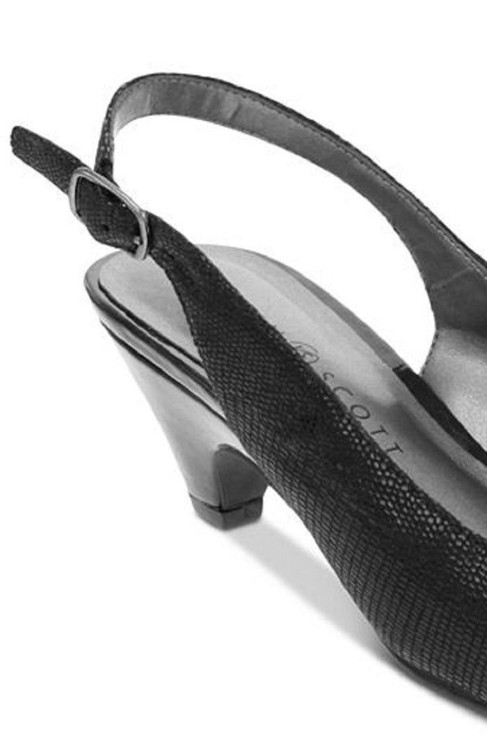 Karen Scott Amber Slingbacks Feminino Preto Tamanho 5 M
