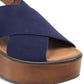 Indigo Rd. Sapatos de salto alto Fayina femininos, camurça sintética, azul verão, tamanho 7,5 M