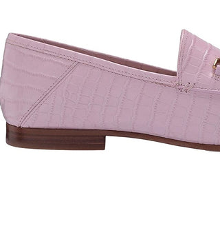 Mocassim Sam Edelman Loraine Deco Kenya Couro Croco Rosa Tamanho 7 M