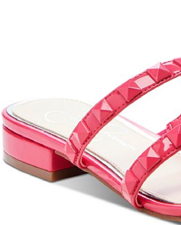 Sandálias Jessica Simpson Caira com tiras perfeitamente rosa tamanho 6,5M