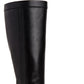 Giani Bernini Rozario Couro Feminino Biqueira Amêndoa Joelho Alto Botas Moda Pretas Tamanho 7,5M
