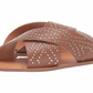 Sandália feminina Steve Madden, marrom, tamanho 8 M
