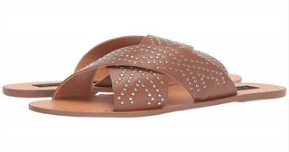 Sandália feminina Steve Madden, marrom, tamanho 8 M