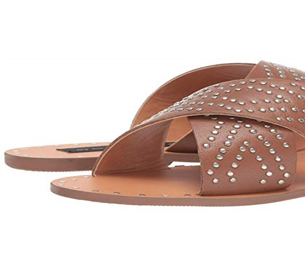 Sandália feminina Steve Madden, marrom, tamanho 8 M