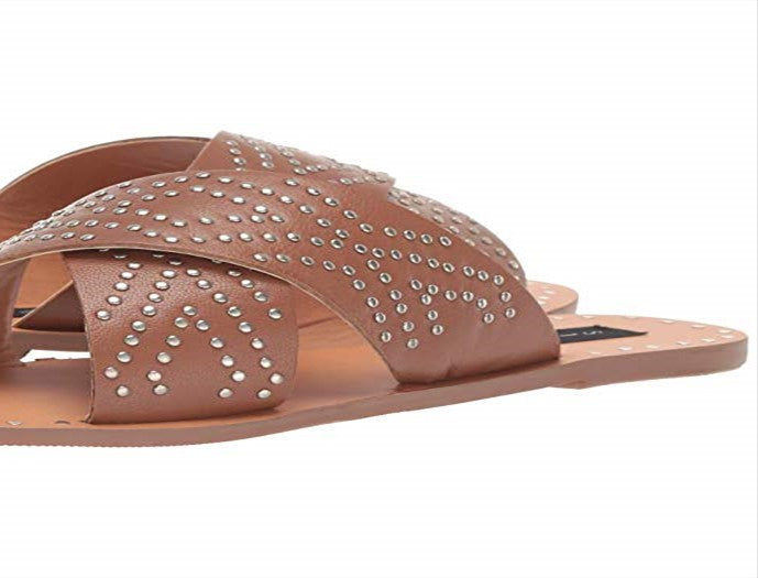 Sandália feminina Steve Madden, marrom, tamanho 8 M