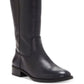 Botas de montaria femininas INC International Concepts Fawne Leather, tamanho 5,5 M, azul