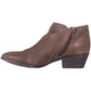 Botas femininas acolchoadas com zíper e salto bloco Wileyy Almond Toe, estilo Style &amp; Co, marrom, tamanho 8,5 M