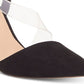 INC International Concepts FLORRIE Feminino Bico Fino Ankle Wrap Clássico Preto Tamanho 8,5 M