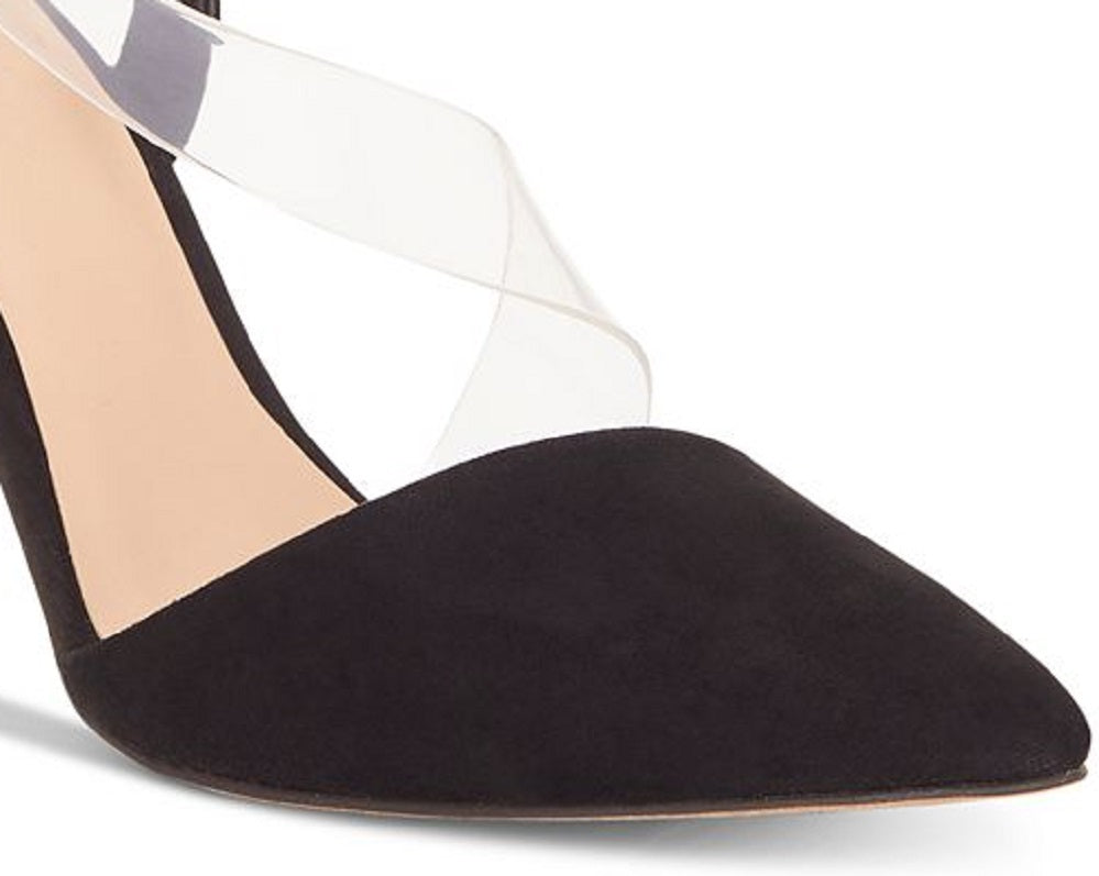 INC International Concepts FLORRIE Feminino Bico Fino Ankle Wrap Clássico Preto Tamanho 8,5 M