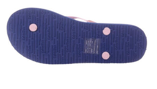 Sandálias Calvin Klein Sonic Flip Flop Femininas Rosa Tamanho 8 M