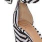 INC International Concepts Kanata Fabric Sapatos femininos abertos para ocasiões especiais, brancos, tamanho 9,5 M