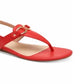 Charter Club Sandálias femininas Ondreaa Thong Flat Red Tamanho 8.5