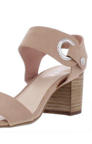 Sandálias femininas Bar III Birdie de couro sintético com tiras cruzadas, marrom, tamanho 9,5