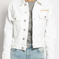 Jaqueta jeans feminina Calvin Klein branca tamanho M