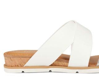 Sandálias Desiree Slide Femininas Nine West Brancas Multi Tamanho 6M