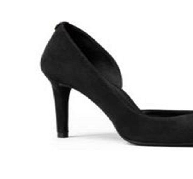 Sapatos de camurça Dorothy Flex D'Orsay femininos Michael Kors, pretos, tamanho 6