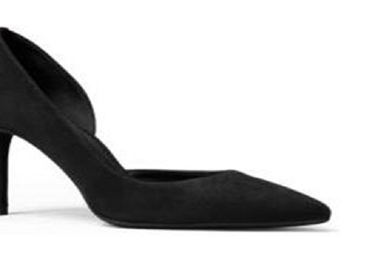 Sapatos de camurça Dorothy Flex D'Orsay femininos Michael Kors, pretos, tamanho 6