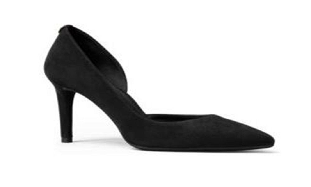 Sapatos de camurça Dorothy Flex D'Orsay femininos Michael Kors, pretos, tamanho 6