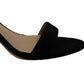INC International Concepts Kanataf Open Toe Feminino Especial Multicolorido Preto Tamanho 8,5 M