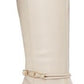Karen Scott Botas Femininas Hollee Wide Calf Brancas Tamanho 8,5 M-WC