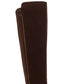 Botas femininas estilo &amp; co Wynterr de camurça, bico amendoado, cano alto, marrom, tamanho 7,5 M