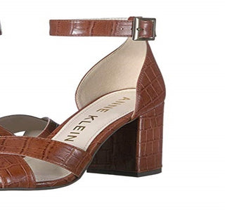 Sandálias Anne Klein Mardelle Femininas Marrom Tamanho 10 M