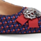 Charter Club Lollee feminino bico fino formal slingback azul tamanho 7,5