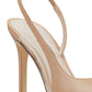 Sapatos slingback de vinil caramelo Nine West femininos, marrom, tamanho 9 M