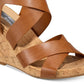 INC International Concepts Landorp feminino aberto no dedo do pé casual bege marrom tamanho 10 M
