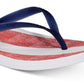 Chinelo Reef Feminino com Bandeira Azul Tamanho 7
