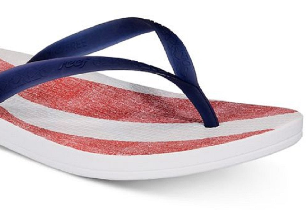 Chinelo Reef Feminino com Bandeira Azul Tamanho 7